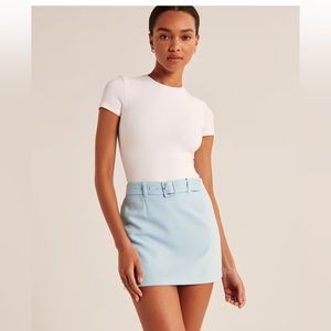 NWT Abercrombie and Fitch Belted Mini Skort